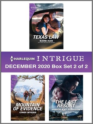 cover image of Harlequin Intrigue December 2020--Box Set 2 of 2